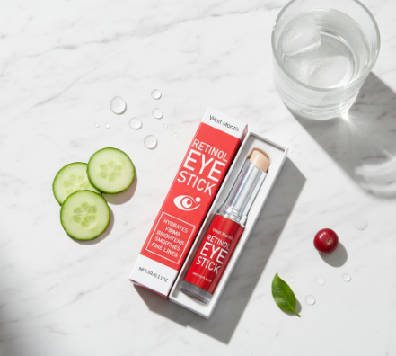 Retinol Eye Cream Stick for bags, thinning, and tired-looking eyes